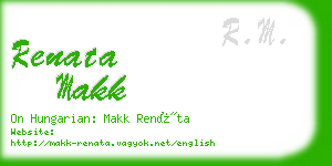 renata makk business card